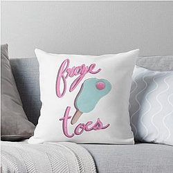 Miranda sings Frozen Toes Throw Pillow