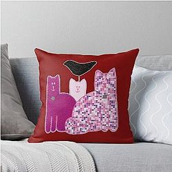 Miranda Sings Cat Womens Classic Graphic Retro For Women Hot Idea Throw Pillow