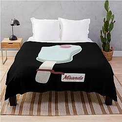 Miranda Sings Vintage Classic Graphic Tee Throw Blanket