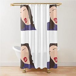 Miranda Sings Drawing Shower Curtain