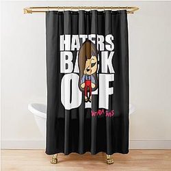 Miranda Sings Merch Haters Back Off Shower Curtain
