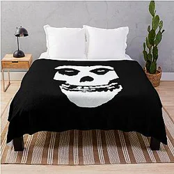 The Misfits Face Throw Blanket