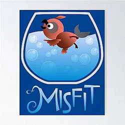 Misfits Swimming Bird