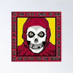 Crimson Ghost Misfits Poster