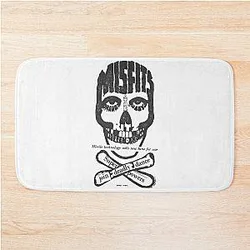 Misfits Skull Flyer 1983 Bath Mat