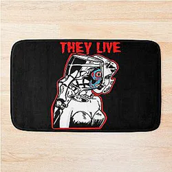 Misfits They Live mashup Bath Mat