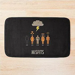 Misfits Bath Mat