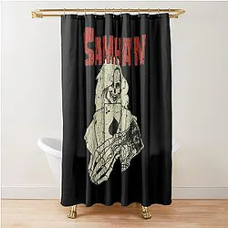 Weird Al meets the Misfits Shower Curtain