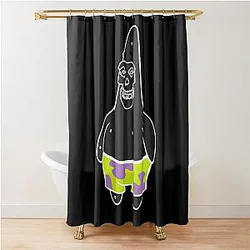 Misfits Patrick Star Shower Curtain