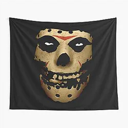 Cool Graphic Dark Red Jason Cute Misfits Gift Tapestry