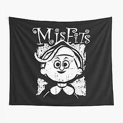 Funny Gifts Misfits of Christmas Town Hermey Vintage Retro Tapestry