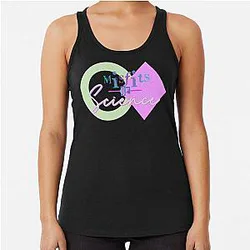 Misfits of Science  Retro 80s Long Racerback Tank Top