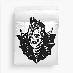 Misfits Merch Anti Hero Duvet Cover