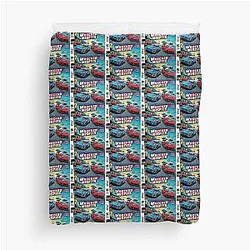 Wrecked Comic Duvet Cover