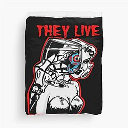 Misfits They Live mashup Duvet Cover