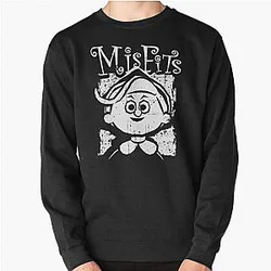 Funny Gifts Misfits of Christmas Town Hermey Retro Pullover Sweatshirt
