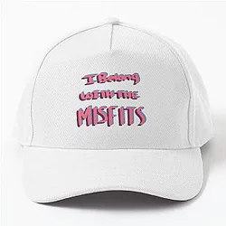 I Belong with the Misfits Baseball Cap