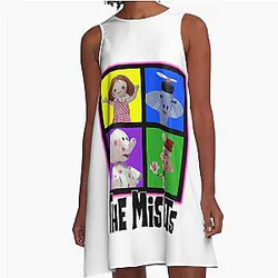 The Misfits Live at Rainbow Rocks A Line Dress