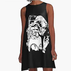 Chamber of Chills A-Line Dress