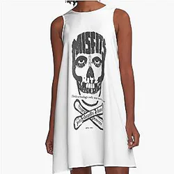 Misfits Skull Flyer A-Line Dress 1983