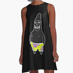 Misfits Patrick Star A Line Dress