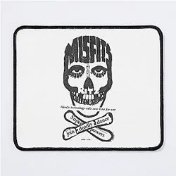 Misfits Skull Flyer 1983 Mouse Pad