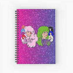 Jem and the Holograms VS The Misfits Spiral Notebook