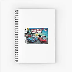 Wrecked Misfits Spiral Notebook