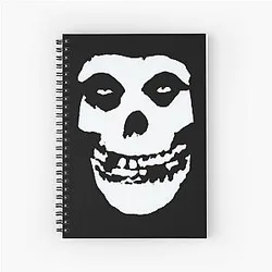 The misfits face spiral notebook