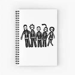 Misfits Lightning Spiral Notebook