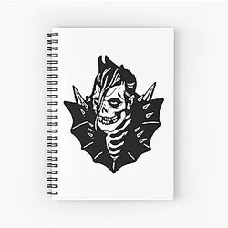 Misfits Jerry Only anti-hero Merch Spiral Notebook