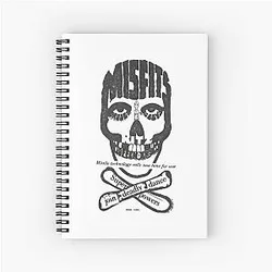 Misfits Skull Flyer 1983 Notebook