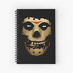 Cool Graphic Gift Dark Red Jason Cute Spiral Notebook