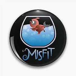 Misfits Swimming Bird Pin