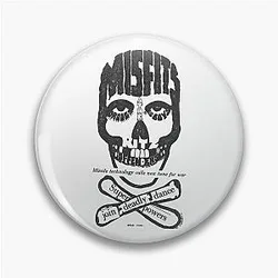 Misfits Skull Flyer 1983 Pin