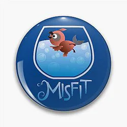 Misfits Swimming Pin