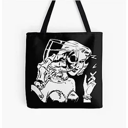 Chamber of Chills Misfits All Over Print Tote Bag