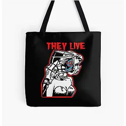 Misfits Live mashup All Over Print Tote Bag