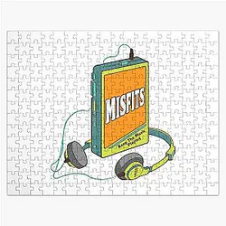 Misfits Retro Walkman Design Music Art Jigsaw Puzzle