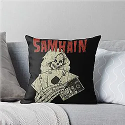 Weird Al meets the Misfits Throw Pillow