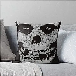 Misfits Punk Rock Vintage Throw Pillow
