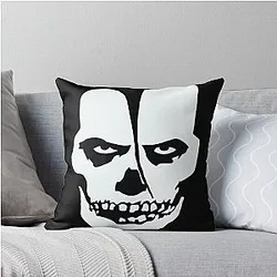 Danzig Misfits Crimson Ghost Throw Pillow