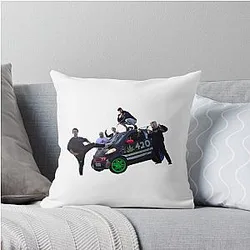 Misfit Car Throw Pillow