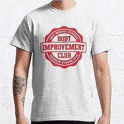Mob Psycho 100 T-Shirts - Body Improvement Club Classic T-Shirt RB1710 [ID1046]