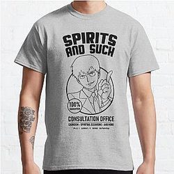 Mob Psycho 100 T-Shirts - Mob 100% Reigen, Spirits and Such Classic T-Shirt RB1710 [ID1056]