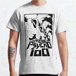 Mob Psycho 100 T-Shirts - Mob Psycho 100 Classic T-Shirt RB1710 [ID1051]