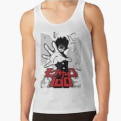 Mob Psycho 100 Tank Tops - MOB PSYCO 100 - ???%  Tank Top RB1710 [ID623]