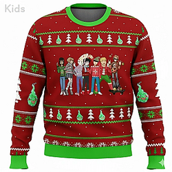 Mob Psycho 100 Friendship Ugly Christmas Sweater