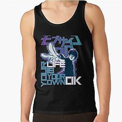 Mob Psycho 100 Tank Tops - Your Life Is Your Own Ok - Mob Psycho 100 Tank Top RB1710 [ID615]