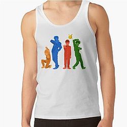 Mob Psycho 100 Tank Tops - Mob Psycho 100 - Shigeo Reigen Ritsu Teruki Dimple Tank Top RB1710 [ID632]